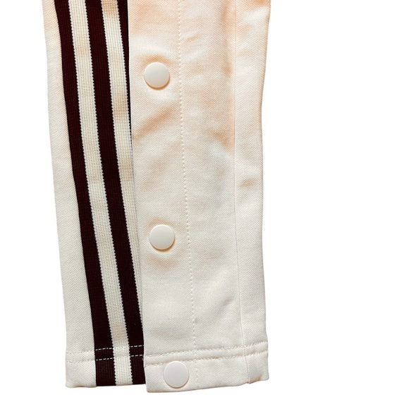 Adidas Ivy Park Beyoncé Cream Burgundy Track Pants unisex size M - Picture 3 of 8